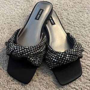 Nine West Slides Sandals Sz 8M NEW
